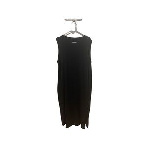 Black dress with slits